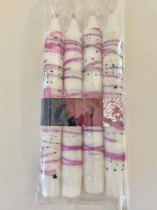 Handpainted candles